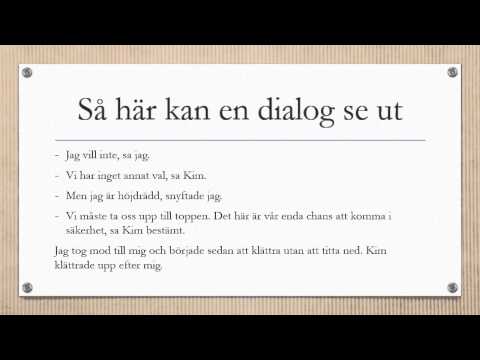 Video: Vad är Dialog