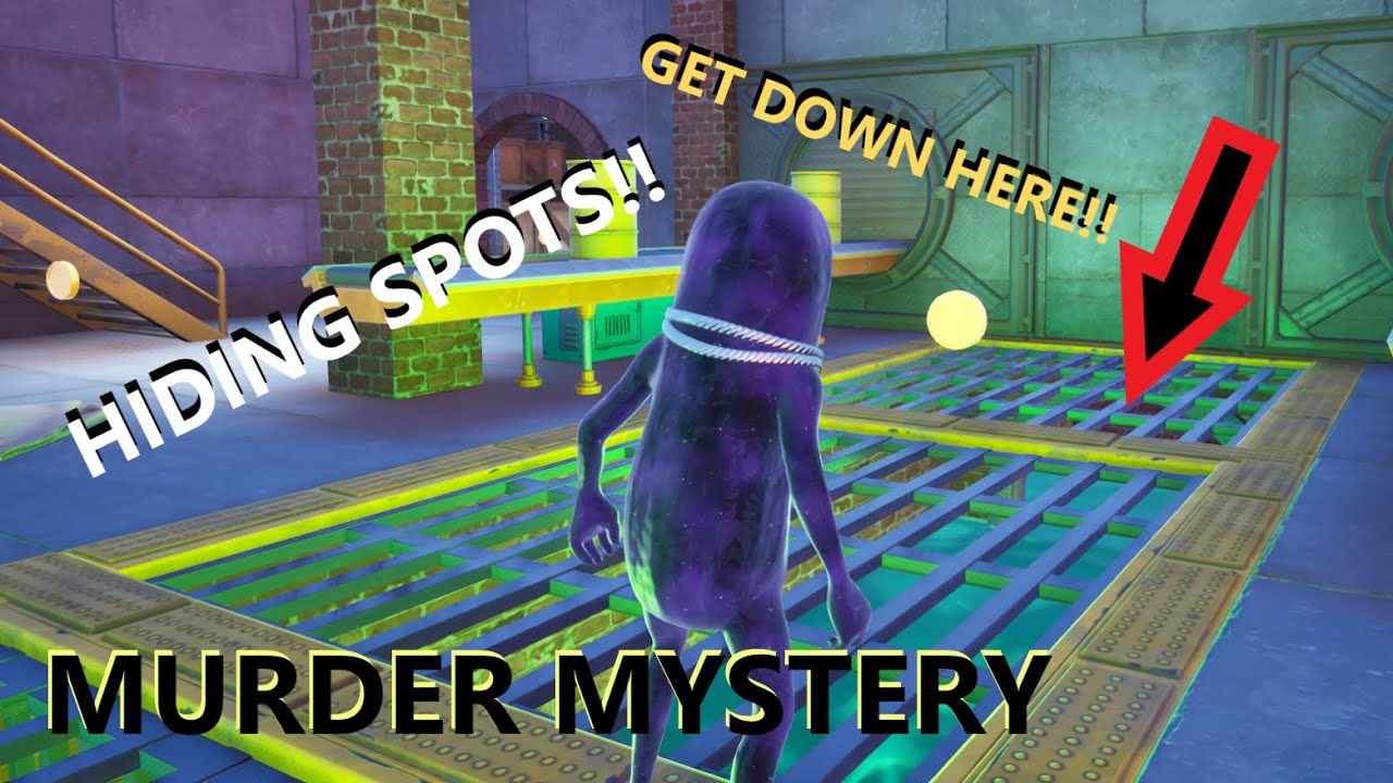 MURDER MYSTERY NEW MAP!!! FACTORY HIDING SPOTS!!