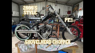 2000's Style Harley Davidson Shovelhead Chopper