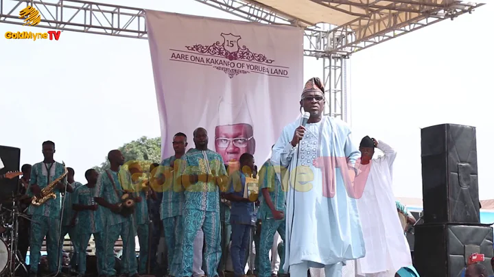 DR ADEWALE AYUBA'S PERFORMANCE AT THE CORONATION OF OTUNBA GANI ADAMS AS ARE ONA KAKANFO