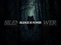 The Power of Silence in Psychology 🐺