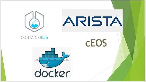 How to setup Arista cEOS Docker Image