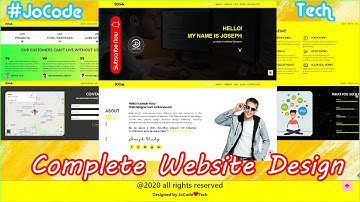 Complete Website Design/HTML&CSS/Bootstrap/Jquery /Animation Effect