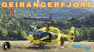 Cli4D Designs Geirangerfjord Review Flight in the HPG H145 Microsoft Flight Simulator 2024 4K