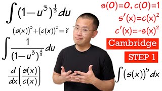 This fully tests your understanding of calc 1 differentiation & integration Cambridge STEP 1 exam