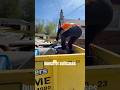 Jack finds a great new patio set in this dumpster. #bins #dumpster #rental #binrentals