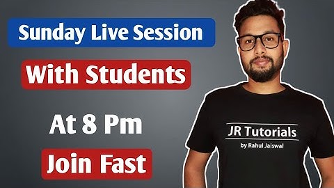 JR Tutorials  | Live Session  | Join Us  |