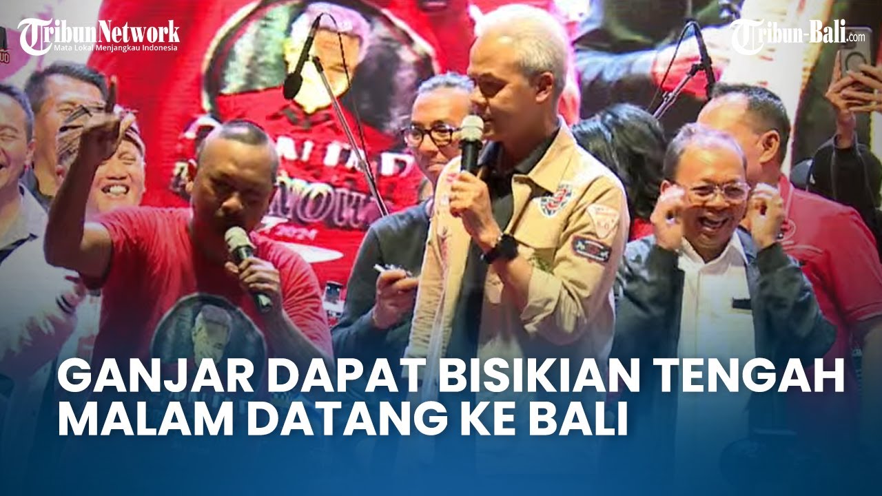 Ganjar Pranowo di Pesta Rakyat Renon: Saya Mendapat Kiriman Getaran Batin, Segera ke Bali