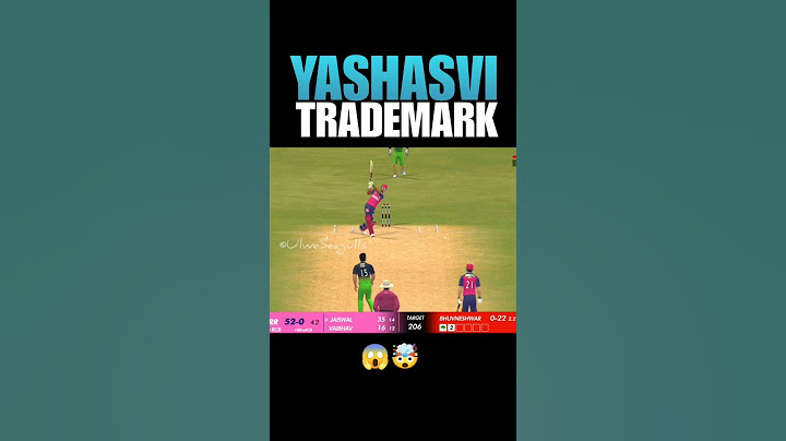 😱Yashasvi Jaiswal Trademark Shot in Real Cricket 24 | rr vs rcb in rc 24 #shorts