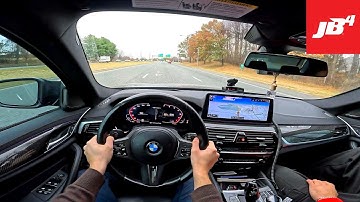 2021 BMW M550i JB4 Tuned - POV Test Drive