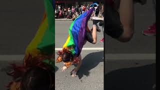 little jump at the pride parade 🏳️‍🌈 #therian #pride #lgbtq