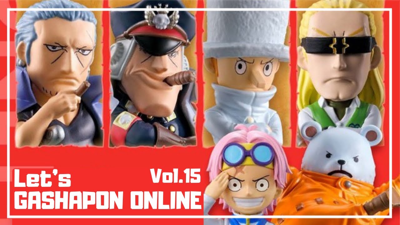 ONEPI NO MI vol.15 online gashapon ONE PIECE figure opening Coby Helmrppo  Bepo Beckman Kaku