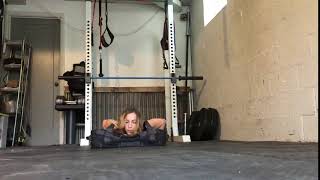 EXERCISE LIBRARY/bag facing burpee hopovers