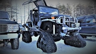 世紀末仕様にしたランクル40改70　Handsome boy winter session２０１７ land cruiser 4x4 MAD　MAX
