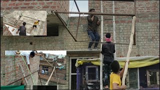 finally it's done ? | Shifting and hanging pigeon loft | rassi tuti jaal khichte time | part 3