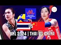 🔴 LIVE VOLLEYBALL : พากย์สด!! วอลเลย์บอลหญิงทีมชาติไทย 0-3 จีน #vnl2024 ส่งพลังใจเชียร์สาวไทย 1-6-67