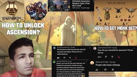 How To Unlock ASCENSION? | How To Get MONK SET? In SHADOW FIGHT 2 | Shadow Fight 2 Ascension.