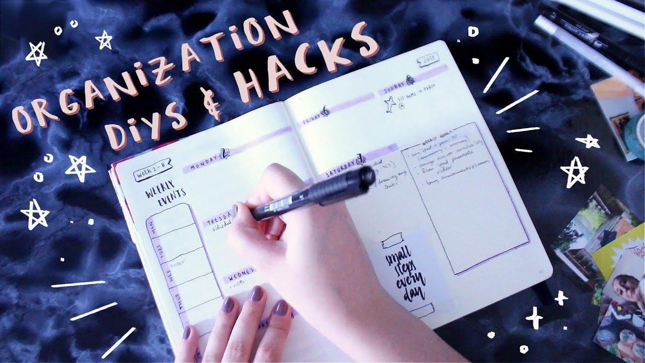 15 Bullet Journal Hacks & DIYs for Organization Freaks