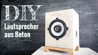 Tutorial: Lautsprecher ganz einfach selber bauen // DIY Concrete Speakers