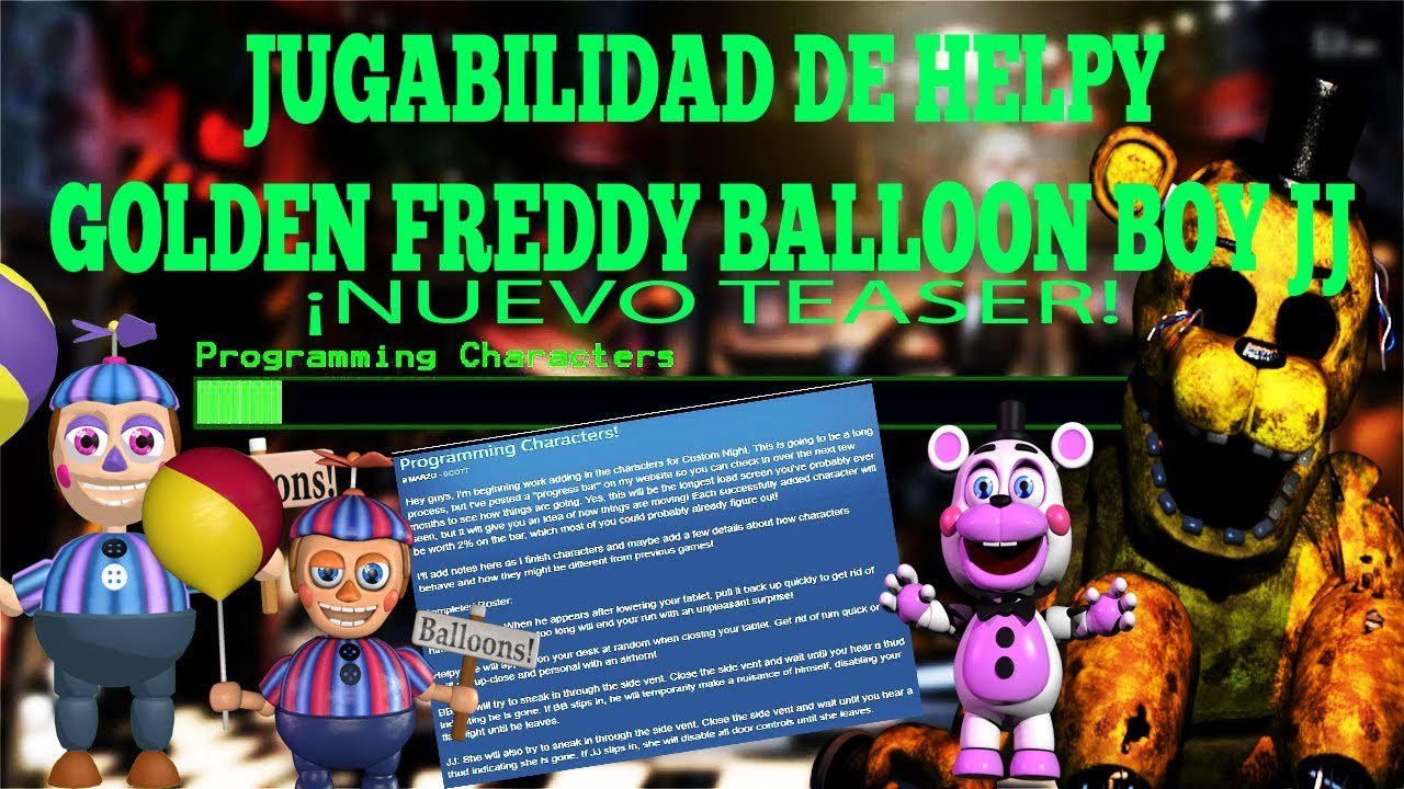 ¡Nuevo Teaser De Five Nights at Freddy´s 7! | Ultimate Custom Night ...