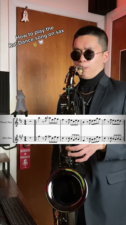 How to play the Rat Dance song but on sax