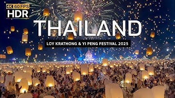 Thumbnail of 🇹🇭 4K HDR | Thailand’s Largest Lantern Festival — Loy Krathong & Yi Peng in Chiang Mai 2025