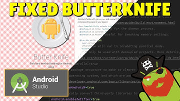 FIXED ButterKnife Library on Project that FAILS TO BUILD!