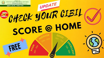 How to Check CIBIL Score for Free ? | How to Increase CIBIL score ? | Credit Report Check in Tamil