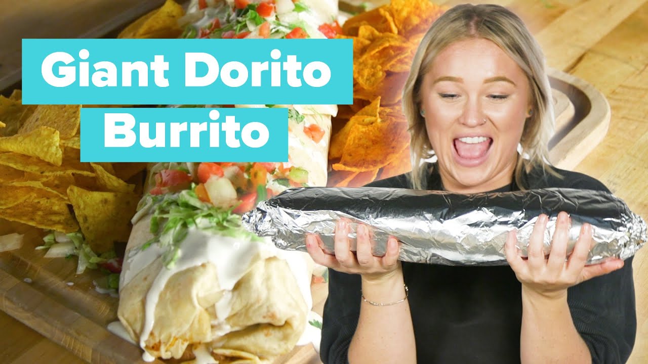 I Made a Giant Dorito Burrito • Tasty