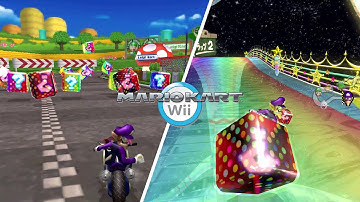 Only FAKE ITEMS BOXES in MARIO KART WII | Item Hack | 4k60
