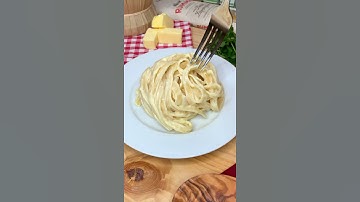 Thumbnail of FETTUCCINE ALFREDO (Original Recipe) - Cooking with Bello #shorts