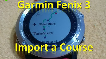 Garmin | Import a GPX Course