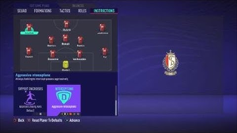 FIFA 21 Custom Tactics - Recreate 4-3-3 of Standard Liege  + Instructions - Replicate real system
