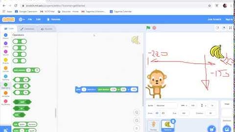 Scratch - Monkey catching bananas