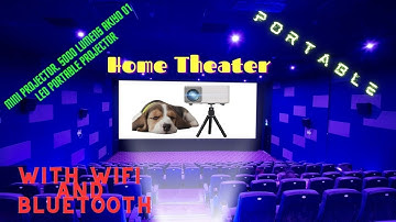 AKIYO Mini Projector: Unboxing, Review & Test - WiFi, Bluetooth, 1080P, iPhone Compatibility