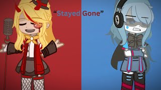 Stayed gone(Female ver) - KittenSneeze // Evalina(Alastor) And Cloudy(Vox) // Gacha redux //📺🌹