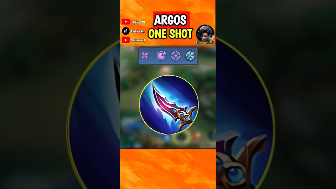 👉ARGOS ONE SHOT!🔥 Best build y emblemas/ Mobile legends 2024