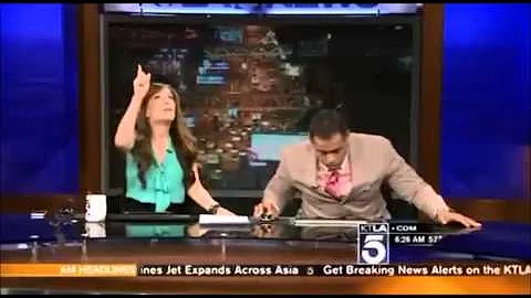 KTLA News Anchor Freak Out Over Earthquake on Live TV - DayDayNews