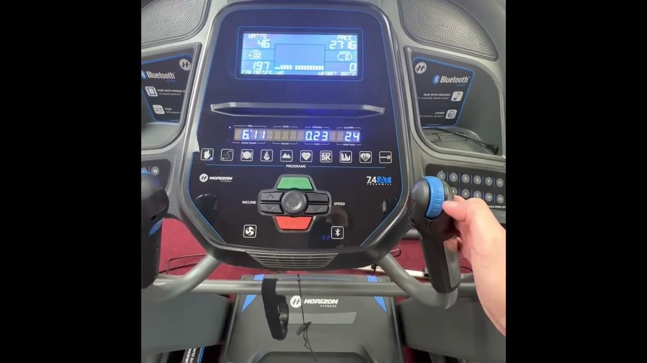 Horizon 7 4at treadmill youtube