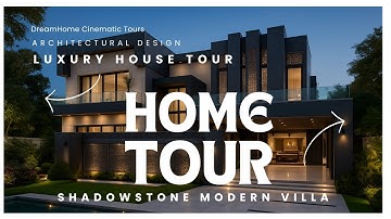 Luxury House Tour | Shadowstone Modern Villa (Cinematic Architecture)