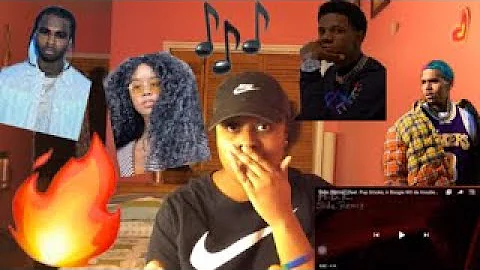 H.E.R, A BOOGIE, POPSMOKE & CHRIS BROWN SLIDE OFFICIAL AUDIO REACTION