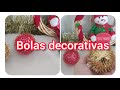 Bolas decorativas natalinas