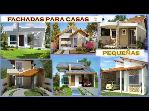 Fachadas casas pequeñas ? modelos ?