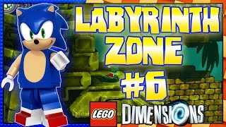 ABM: Sonic Dimensions - Labyrinth Zone Lego Dimensions Walkthrough 6! (60FPS)