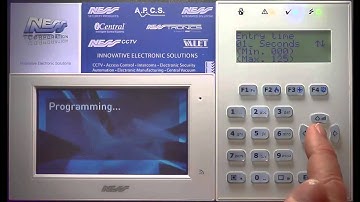 Changing Entry and Exit times on the Smart Living Panel