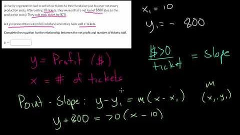 Writing Linear Equations Word Problems: Practice