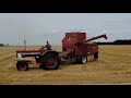 Vintage Wheat Harvest with an IHC 402 Pull Type 2020 08
