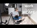 9 to 5 WFH vlog | my new work setup, furniture updates, snack ideas