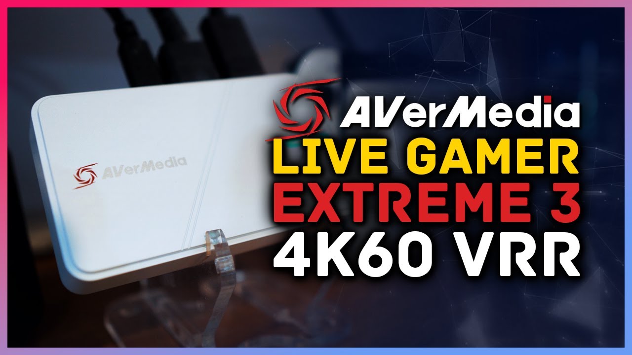 New AverMedia Live Gamer Extreme 3   4K VRR Capture Card Overview &  Giveaway!