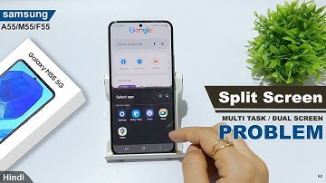 Enable split screen in samsung galaxy m55 5g | samsung galaxy a55 me multiple screen kaise chalaye